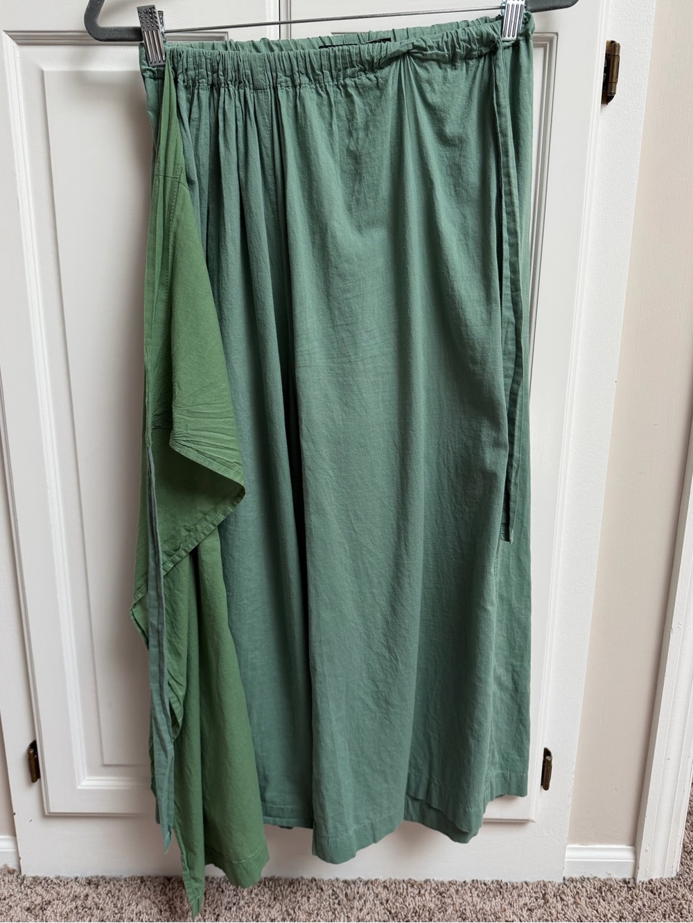 Gudrun Sjoden Organic Cotton Wrap Pants Green Size Small - Picture 2 of 10